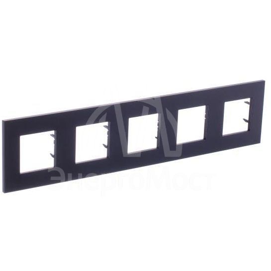 Рамка 5-м 10мод. Zenit антрацит ABB 2CLA227500N1801