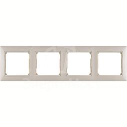 Рамка 4-м Valena горизонт. сл. кость Leg 774354
