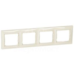 Рамка 4-м Valena горизонт. сл. кость Leg 774354