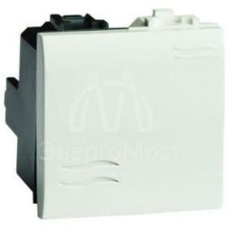 Переключатель 1-кл. 2мод. Brava 16А IP20 бел. DKC 76012B