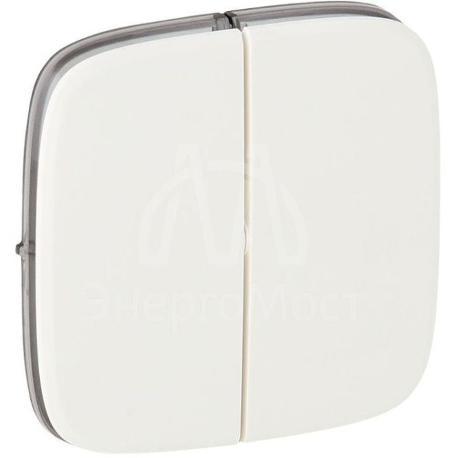 Панель лицевая Valena Allure для 2-кл. выкл. бел. Leg 755025