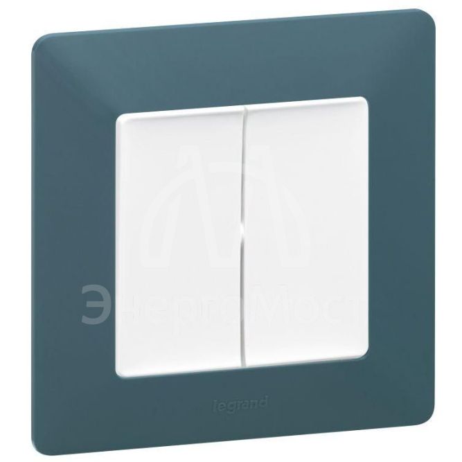 Панель лицевая Valena Allure для 2-кл. выкл. бел. Leg 755025