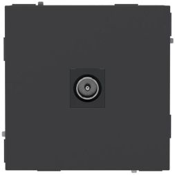 Розетка телевизионная одиночная TV KANT черн. уголь DKC 7012503