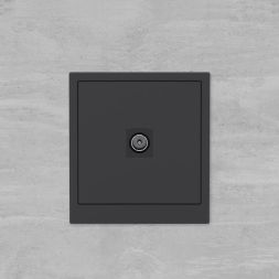 Розетка телевизионная одиночная TV KANT черн. уголь DKC 7012503