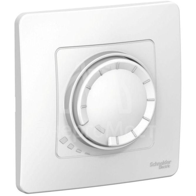 Светорегулятор (диммер) СП BLANCA поворотно-нажимной универсальный 400Вт бел. SchE BLNSS040011