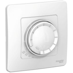 Светорегулятор (диммер) СП BLANCA поворотно-нажимной универсальный 400Вт бел. SchE BLNSS040011