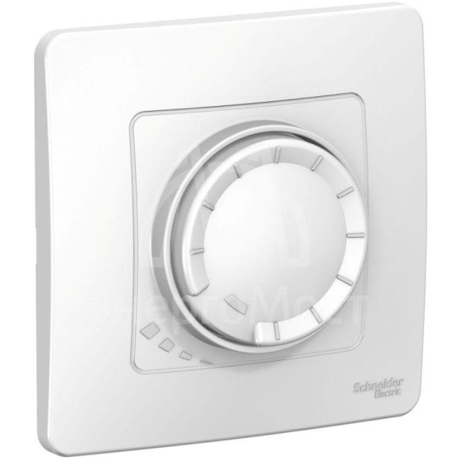Светорегулятор (диммер) СП BLANCA поворотно-нажимной универсальный 400Вт бел. SchE BLNSS040011