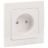 Механизм розетки 1-м СП Стокгольм 10А IP20 без заземл. защ. шторки бел. PROxima EKF EYR10-022-10