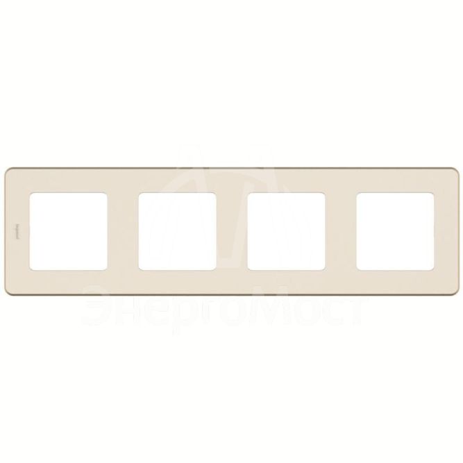 Рамка 4-м Inspiria сл. кость Leg 673961