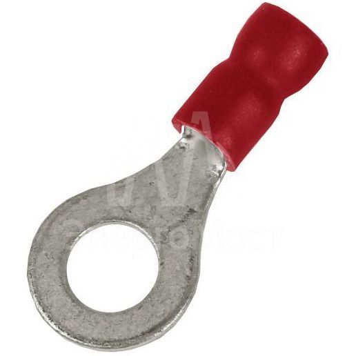 Наконечник с отверстием под винт и изолир.фaланцем ПВХ легкий ввод жилы 0.25-1.5кв.мм М8 d8.4мм (НКИ) (уп.100шт) DKC 2A8P-EE-PVC