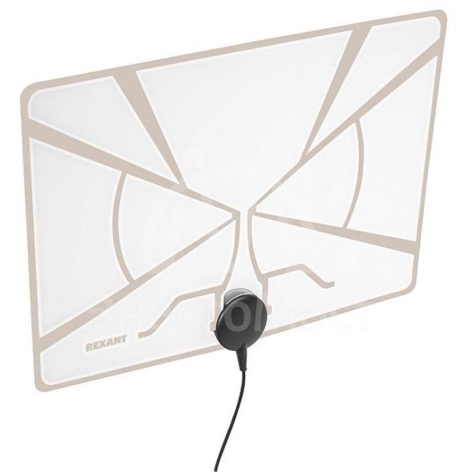 Антенна ТВ комнатная &amp;quot;АКТИВНАЯ&amp;quot; для аналогового и цифрового телевидения DVB-T2 Ag-711 (с USB) Rexant 34-0711