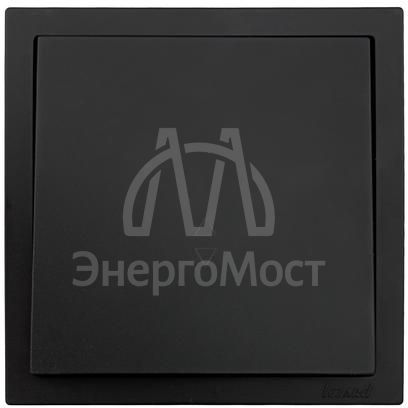 Выключатель проходной 1-кл. СП ZIMA IP20 10А безвинт. зажим черн. бархат LEZARD 704-4288-105QC