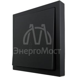 Выключатель проходной 1-кл. СП ZIMA IP20 10А безвинт. зажим черн. бархат LEZARD 704-4288-105QC