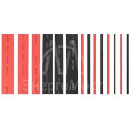 Набор трубок термоусадочных тонкостен. №6 (МАКСИМУМ) разноцвет. Rexant 29-0106