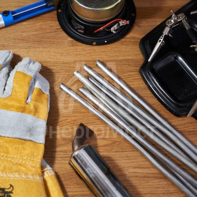 Припой пруток ПОС-30 (d8мм L400мм 200±10гр) Rexant 09-3531