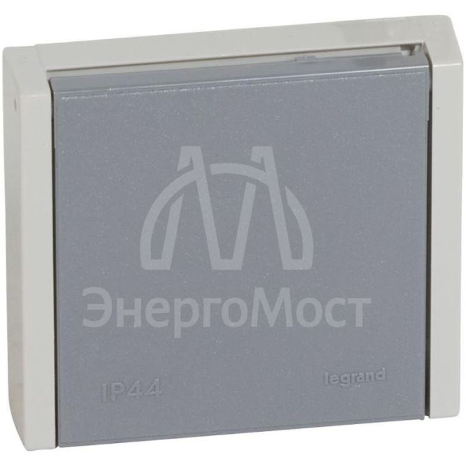 Розетка 1-м СП Plexo 20А IP44 400В 3P+E сер. Leg 055706