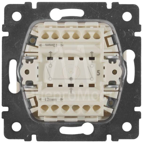 Механизм выключателя 2-кл. СП Valena 10А IP31 250В сл. кость Leg 774305