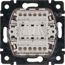 Механизм выключателя 2-кл. СП Valena 10А IP31 250В сл. кость Leg 774305