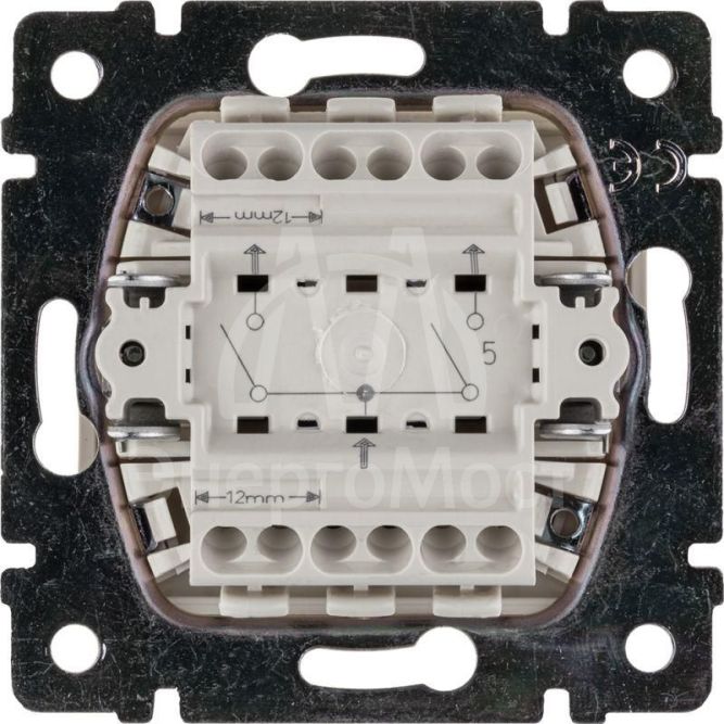 Механизм выключателя 2-кл. СП Valena 10А IP31 250В сл. кость Leg 774305