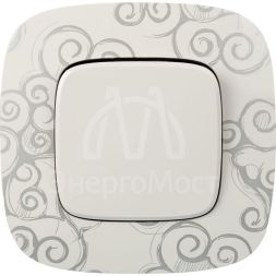 Механизм выключателя 1-кл. СП Valena Allure 10А IP20 250В 10AX с лиц. панелью безвинт. зажимы бел. Leg 752701