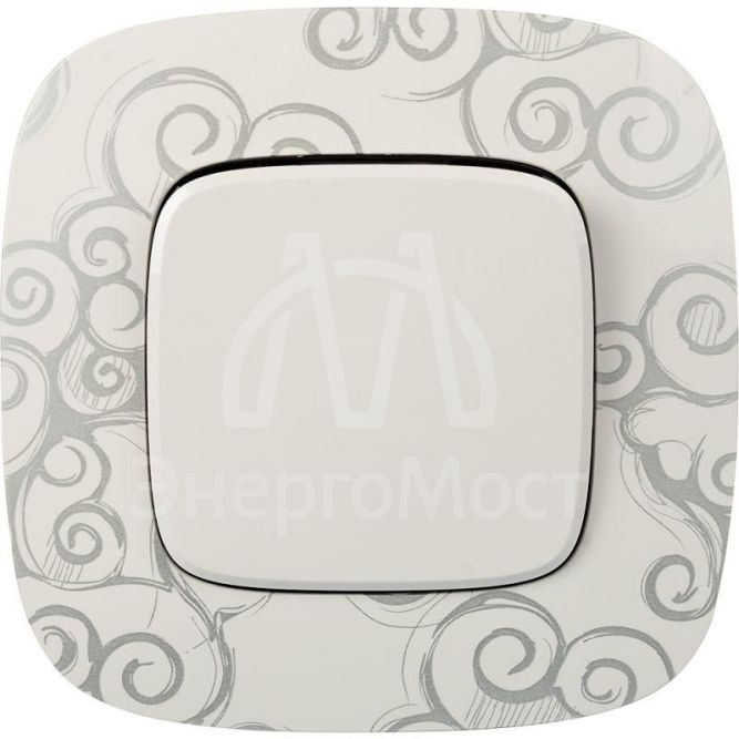 Механизм выключателя 1-кл. СП Valena Allure 10А IP20 250В 10AX с лиц. панелью безвинт. зажимы бел. Leg 752701