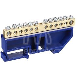 Шина нулевая на DIN-изол. ШНИ-6х9-12-Д-С IEK YNN10-69-12D-K07