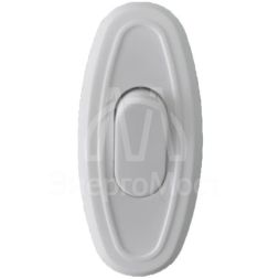 Переключатель на шнур 6А 250В IP20 бел. TOKOV ELECTRIC TKL-SW-C01