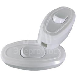 Переключатель на шнур 6А 250В IP20 бел. TOKOV ELECTRIC TKL-SW-C01