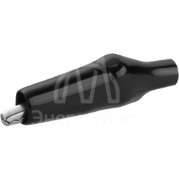 Зажим &amp;quot;крокодил&amp;quot; 5А 80 871 OAC-5A-40-B25 черн. ОНЛАЙТ 80871