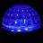 Лампа светодиодная 1Вт 9LED Шар d50 E27 син. Neon-Night 405-213