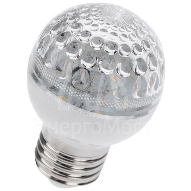 Лампа светодиодная 1Вт 9LED Шар d50 E27 син. Neon-Night 405-213