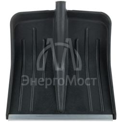 Лопата для уборки снега большая 420х420мм без черенка пластик. 68100