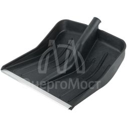 Лопата для уборки снега большая 420х420мм без черенка пластик. 68100