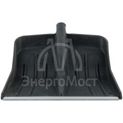 Лопата для уборки снега большая 420х420мм без черенка пластик. 68100