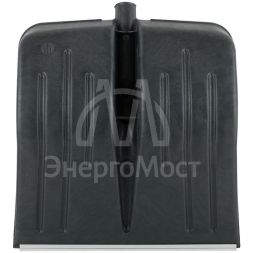 Лопата для уборки снега большая 420х420мм без черенка пластик. 68100