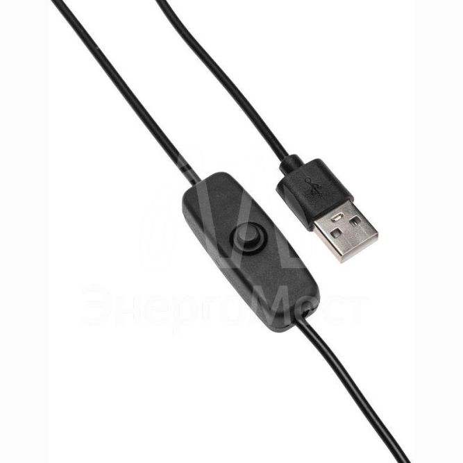 Светильник светодиодный декоративный Spiral Duo 2Вт 3000К 5В черн. Rexant 609-029