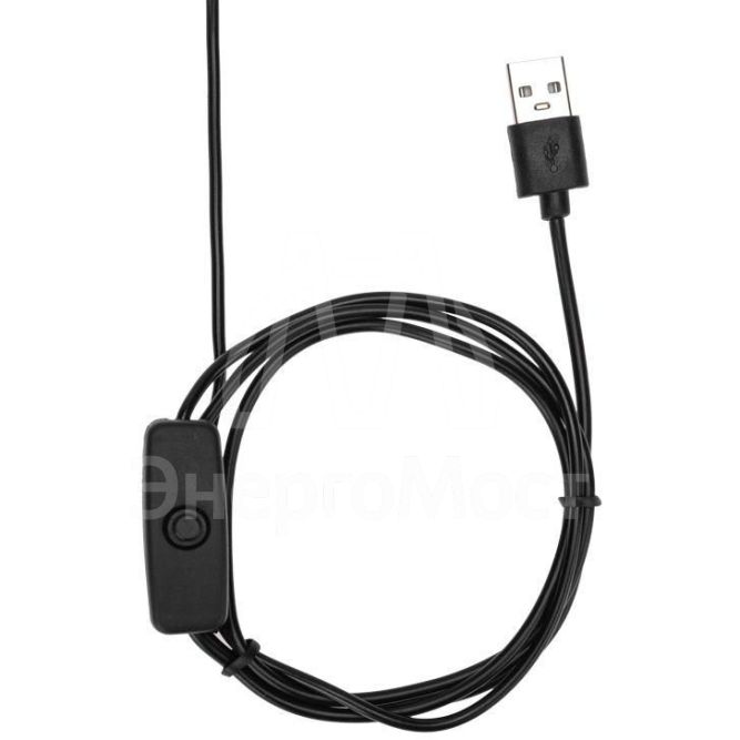 Светильник светодиодный декоративный Spiral Duo 2Вт 3000К 5В черн. Rexant 609-029