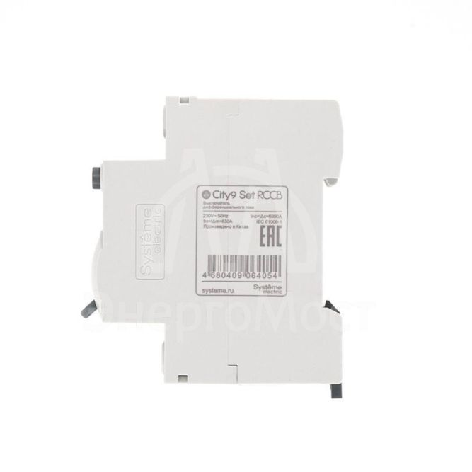 Выключатель дифференциального тока (ВДТ) 63А 2P 30мА Тип-AC 230В City9 Set SE C9R36263
