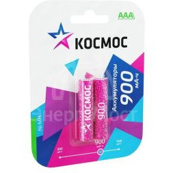 Аккумулятор R03 NI-MN 900мА.ч BP-2 (блист.2шт) Космос KOCR03NIMH(900MAH)