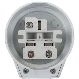 Разъем 1-м ОП РШ-ВШ 32А IP20 250В 2P+PE пластик. бел. PROxima EKF AS-250-O-01