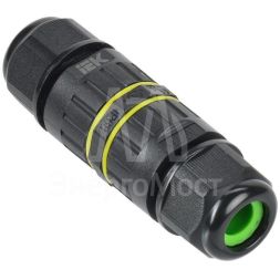 Коннектор кабельный герметичный WTP-302 3 PIN IP68 IEK UWC20-I-D175-3-68