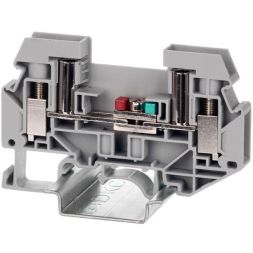 Клемма измерительная винтовой зажим 2 точки подключения 6кв.мм сер. DKC TUR-6-RTK-S