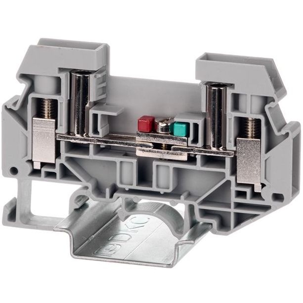 Клемма измерительная винтовой зажим 2 точки подключения 6кв.мм сер. DKC TUR-6-RTK-S