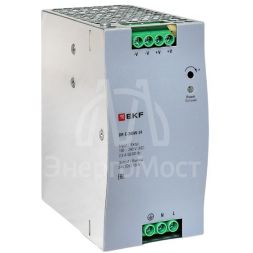 Блок питания на DIN-рейку 240Вт Uвх ~ 220В AC Uвых - 24В DC постоянного тока EKF DR-E-240W-24