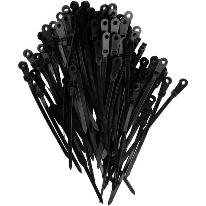 Хомут кабельный PCT-S 3.6х100-100BL 3.6х100 PA6.6 черн.(уп.100шт) JazzWay 5055582