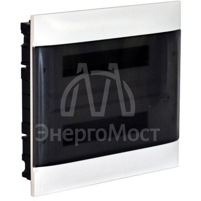 Щиток пластиковый встраиваемый Practibox S 2х12 дым. дверь Leg 135552