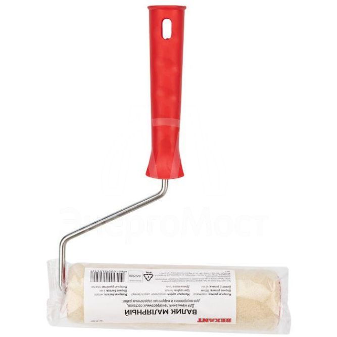 Валик велюр ворс 5мм шир. ролика 180мм d42мм бюгель 6мм Rexant 89-0029