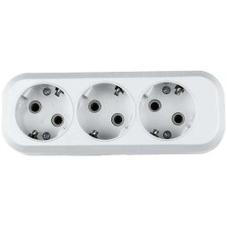 Колодка УЗ-3-GRAND 3-м с заземл. 5130 ASD / IN HOME 4690612000480