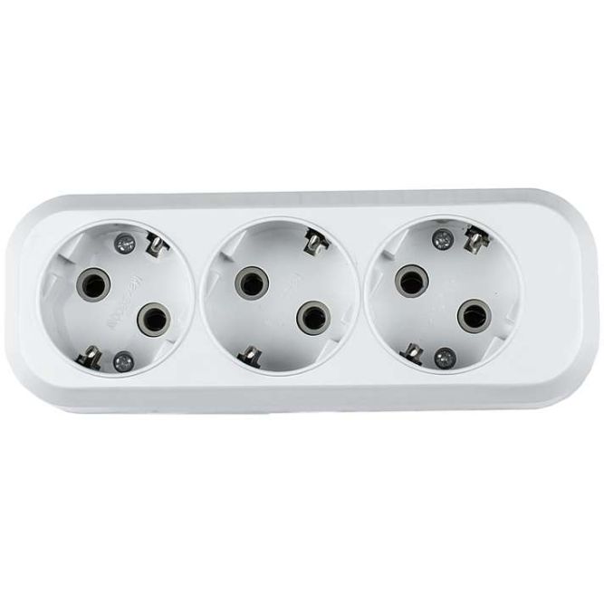 Колодка УЗ-3-GRAND 3-м с заземл. 5130 ASD / IN HOME 4690612000480