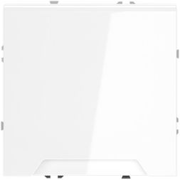 Розетка 1-м СП S70 16А с заземл. защ. шторки + крышка механизм бел. глянцевый Voltum VLS040301